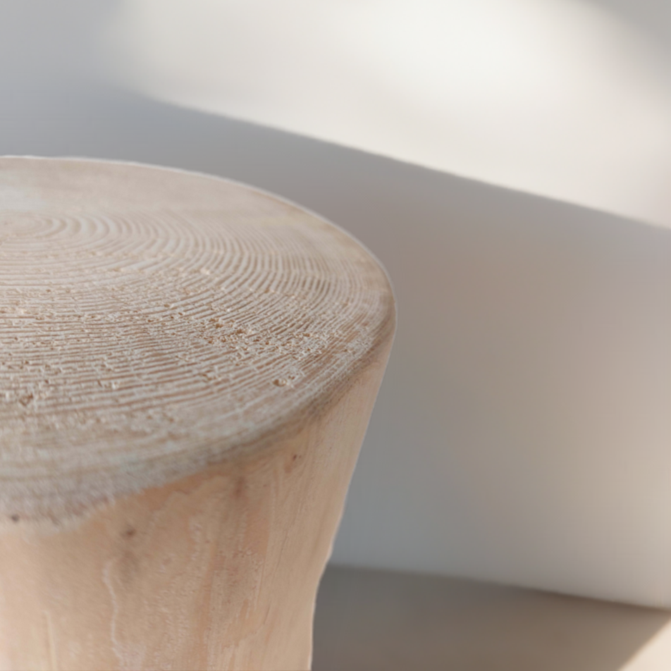 Baumstamm Beistelltisch Hocker Stamm rustikal Nachttisch Sitzbank Coffee Table Wohnzimmer Schlafzimmer Küche Arztpraxis Kanzlei Büro