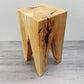 Holz Hocker Beistelltisch Backenzahn Zahnhocker Massivholz  Einrichtung Kirsche Wildkirsche rustikal Couchtisch Coffeetable Stummer Diener Nachttisch Nachtkästchen Wohnzimmer Schlafzimmer Küche Designer Einrichtung