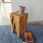 Moderner Holz Hocker Massivholz Nachttisch Beistelltisch wild Kirsche Couchtisch Nachtkästchen Wohnzimmer Schlafzimmer Küche Esszimmer Büro Praxis Zahnarzt 