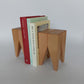 Designer Buchstütze Backenzahn Hocker Statue Massivholz Deko Accessoire Holz Geschenk Wohnzimmer Schlafzimmer Regal Bücher Zahnarzt Arztpraxis Zahn Wohnaccessoires Wohndeko