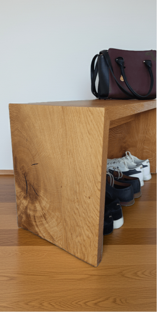 Garderobenbank Eiche Massivholz Sitzbank Esszimmerbank Bettbank 