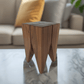 Statue Massivholz Zahnhocker Backenzahn Hocker Figur Buchstütze Wohnaccessoire Zahnarzt Wohnzimmer Schlafzimmer Deko 