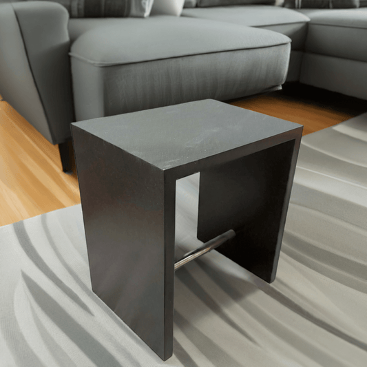 Design Hocker Beistelltisch modern Nachttisch Sitzhocker schwarz Wohnzimmer Esszimmer Schlafzimmer Küche Büro Arztpraxis Zahnarzt Kanzlei Einrichtung