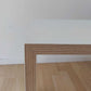 moderner Design Hocker weiß mit Multiplex Kante Beistelltisch Nachttisch Coffeetable für Wohnzimmer, Lounge, Loft und Büro - Moderne Möbel und Einrichtung