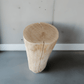 Stamm Baumstamm Hocker Beistelltisch rustikal Natur Nachttisch Alpen Flair Hütte Almhütte Wohnzimmer Schlafzimmer Küche Stele Garderobe Empfang