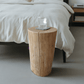 Baumstamm Hocker Beistelltisch Stamm modern Stele Nachttisch Sitzbank Sitzhocker rustikal Natur Wohnzimmer Schlafzimmer einrichten