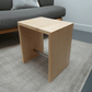 Massivholz Hocker Beistelltisch Design modern Nachttisch Nachtkästchen Ahorn Holz Coffeetable Bank Sitzbank Tisch Schlafzimmer Wohnzimmer hochwertig stylisch