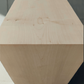 Designer Hocker Beistelltisch Nachttisch Sitzbank Couchtisch Wasserfall Maserung Ahorn Wohnzimmer einrichten Massivholz Bank Sitzhocker