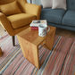 Design Hocker Beistelltisch Lärche Massivholz Nachttisch Coffeetable Couchtisch Wohnzimmer Schlafzimmer Sitzbank Sitzhocker modern Stummer Diener rustikal Büro Arztpraxis Wartezimmer Kanzlei Küche Wohnung Einrichtung