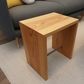 Design Hocker Beistelltisch massiv Holz Lärche Wohnzimmer Schlafzimmer modern Nachttisch Couchtisch Coffeetable  rustikal Designer Wohnung Einrichtung