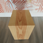 Massivholz Hocker modern Design Beistelltisch Sitzbank Couchtisch Living Edge Wasserfall Maserung Nachttisch Sitzhocker Lärche Wohnzimmer Schlafzimmer einrichten