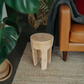 Baumstamm Hocker Couchtisch Beistelltisch Nachttisch Natur Buche massiver Sitzklotz Massivholz rustikal Coffee Table Stamm Wohnzimmer Schlafzimmer