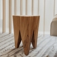 Design Hocker Eiche Beistelltisch modern Backenzahn Zahnhocker Couchtisch Nachttisch Nachtkästchen Massivholz Altholz rustikal Sitzbank Sitzhocker Wohnzimmer Schlafzimmer Küche Zahnarzt Büro Praxis Arzt