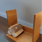 Brennholz Ständer Kaminholzregal Innenraum Eiche Ständer Massivholz Küche Wohnzimmer Kamin Ofen Kachelofen Einrichtung Wohnzimmer Esszimmer Küche