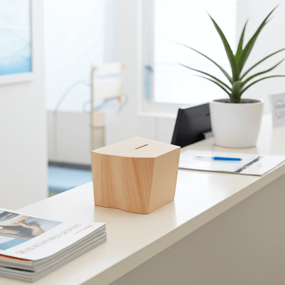 Spardose Massivholz Sparkasse Holz Tiroler Zirbe Trinkgeld Kasse Ladenkasse Wertaufbewahrung Tresor Holz Tresor