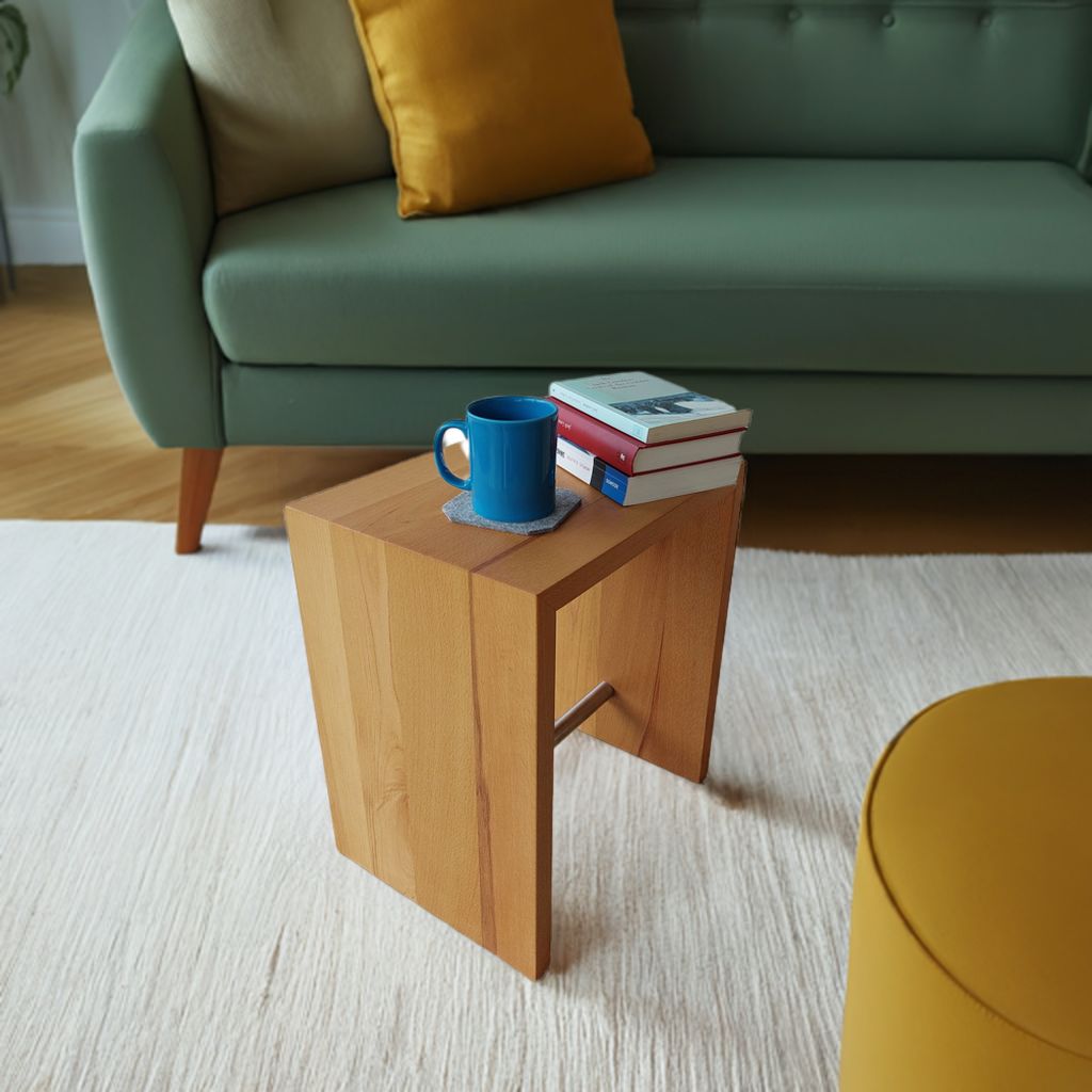 Design Hocker & Beistelltisch in Wildbuche | CNB Objektdesign ...